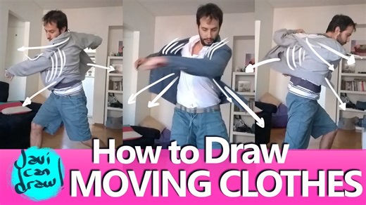 Mastering fabric movement for more realistic clothing drawings