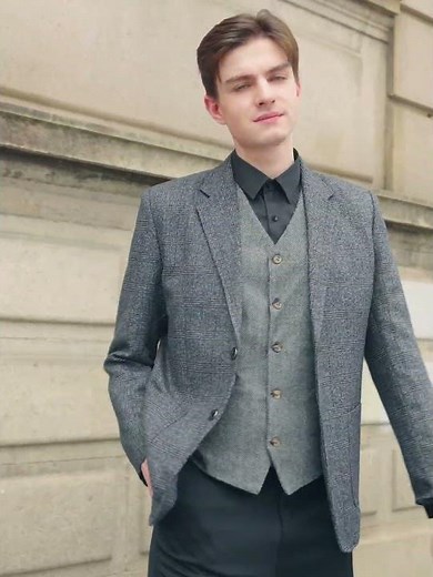 Yiaisafa Mens Suit Vest Formal Dress Vest Buesiness Single Breasted Waistcoat