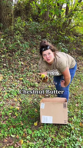 Fresh chestnut butter. 🌰 #chestnut #butter #forage #foryou #fyp #fypage #howto #recipe #foraging #appalachia #kentucky #food
