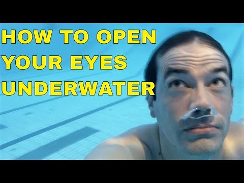 How to Open Your Eyes Underwater Without Goggles on and Not Hurt