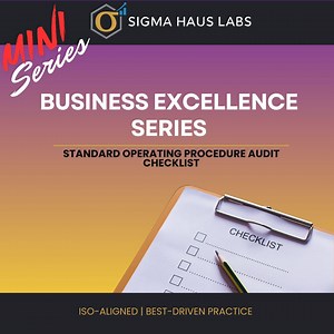 SOP Quality Checklist | Iso-aligned & Best Practice SOP Review Tool | Business Excellence Mini Series | Process Documentation Template - Etsy Canada