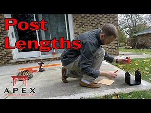 Find Required Post Lengths and Cut to Length | Posts & Post Bases Part 2