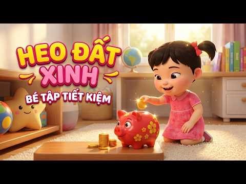 Cute Piggy Bank 🐷 3D Animated Musical Piggy Bank - Beep Beep Children's Music
