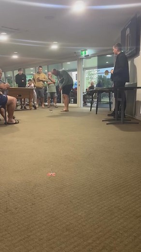 Ladies & Gentlemen, we give you your inaugural Putt for Cash winner! 🙌 Our newest Member (who just joined up this afternoon) Murray Deas read the carpet perfectly and has taken home $650 cash, congratulations! 💲 The prize pool reverts back to $250 next Friday, where we will be moving the putt location to its next spot 👀 Come down and try your luck! #wp | Singleton Golf Club