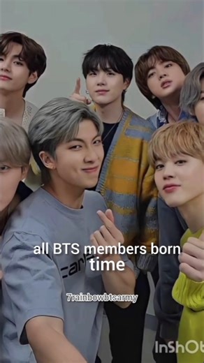 all BTS members birth time 👀✨ll Habibi #bts #V #jungkook #jin #suga #jhope #rm #jimin #viralshorts