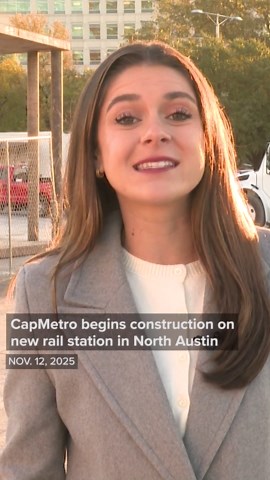 CapMetro begins construction on new rail station in North Austin