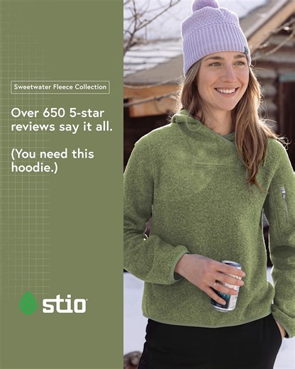 Fleece on the inside, sweater knit on the outside—the comfort and style you'll keep reaching for, day after day. | Stio