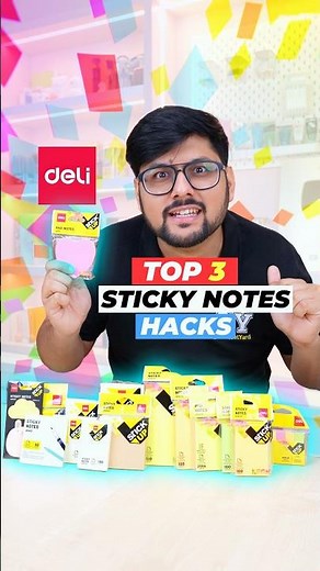 Top 3 Sticky Notes Hacks That Make You Instantly Smarter 🧠 #shorts #SYShorts 931