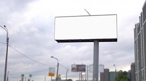 Blank Billboard On Road Stock Footage Video (100% Royalty-free) 1056549470 | Shutterstock