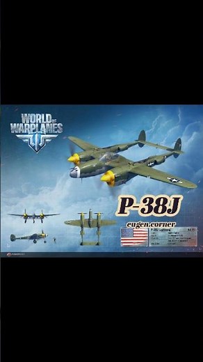 P-38J Lightning | World of Warplanes – Twin-Boom Heavy Fighter #gaming#wowp #aviation
