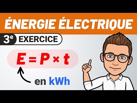 Comment calculer l'ÉNERGIE ÉLECTRIQUE ? ✏️ Exercice | 3e | Physique