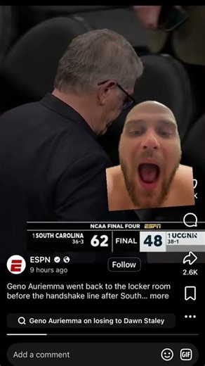 Geno Walks Away: No Handshake Drama After UConn’s Loss