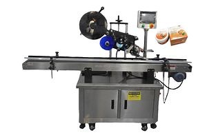 [Hot Item] Automatic Feeder Label Applicator Sticker Flat Bag Mylar Pouch Desktop Doypack Pouch Card Top Labeling Machine