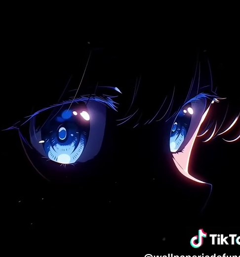 AMOLED Blue Eyes Live Wallpaper — Dark Minimalist 4K