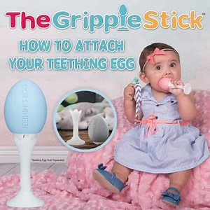 1.3K views · 8 comments | 4 easy steps to attach your Egg to the Grippie Stick! 讀讀讀www.theteethingegg.com | The Teething Egg | Facebook