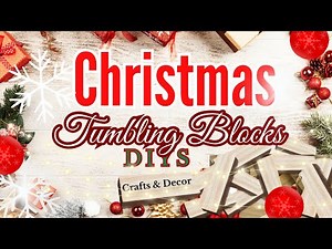 ✨Christmas DIYs with Tumbling Tower Blocks | Easy Jenga Block Crafts