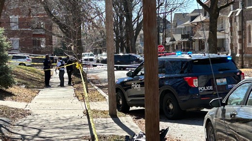 3 shot, KCPD officer grazed in shooting at homicide victim's funeral at old Northeast church