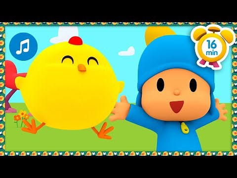 🐥Todos los pollitos y patitos + Canciones infantiles [16 min] Caricaturas, Dibujos Animados - Pocoyó