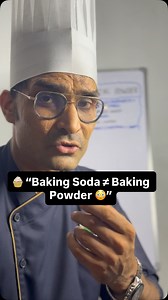 Baking Soda vs Baking Powder — the tiny difference that decides whether your cake rises or flops! 🎂 Baking soda needs acid like lemon or curd 🍋 to work. Baking powder already has acid inside — it rises twice 💨 Use the wrong one, and your cake turns flat or bitter 😬 Now you know the secret every baker should! 👩‍🍳 Save this before your next bake — this one tip changes everything 🔥 | Sangwan Sachin