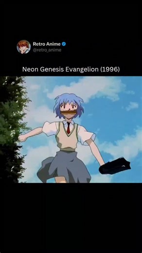 Retro Anime on Instagram: "Have you seen this anime? Anime: Neon Genesis Evangelion Aired: October 4, 1995 – March 27, 1996 Genre: Mecha • Sci-Fi • Psychological • Drama Creator: Hideaki Anno Studio: Gainax / Tatsunoko Production Synopsis: Neon Genesis Evangelion follows Shinji Ikari, a reluctant teenager recruited to pilot the bio-mechanical Evangelion units against mysterious beings known as Angels. Beneath its mecha battles lies a deeply introspective exploration of trauma, identity, loneline