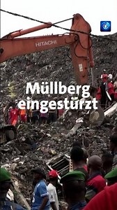Müllberg in Guinea eingestürzt #tagesschau #Nachrichten #news #Guinea #Müll