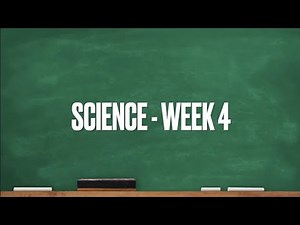 CC Cycle 1 Week 4 Science
