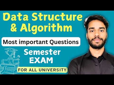 DSA most important Questions | DSA important topics | semester exam