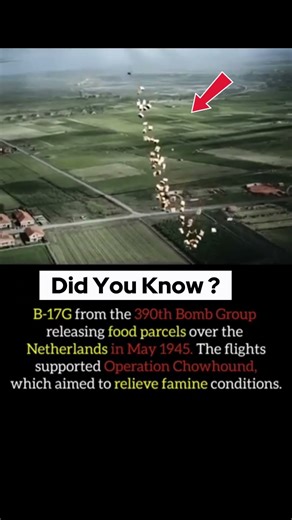Operation Chowhound Netherland in May 1945