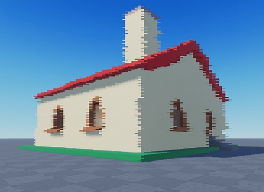 A very limited Pixelation/Glitch "Shader" using Glass