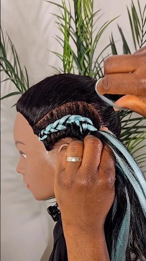 Feed-in cornrow tutorial