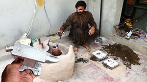 Terrific idea to make mini anvil by Aluminium Casting | Wonderful Skills