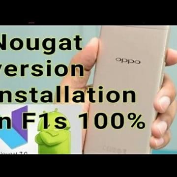 Oppo F1s Nougat 7.1 version installation | flash android 7.1 nougat install on Oppo F1s