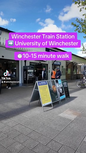 30K views · 152 reactions | Take a look at the Journey from Winchester Train Station to our King Alfred Campus! ➡️ | University of Winchester | Facebook