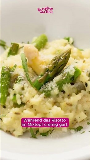 Cremiges Spargel-Risotto aus dem Thermomix® | Einfaches Frühlingsrezept #rezeptemitherz