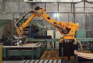 [Hot Item] Full-Automatic Packing Packaging Line Palletizing Robot Palletizer Robotic Palletizer Arm