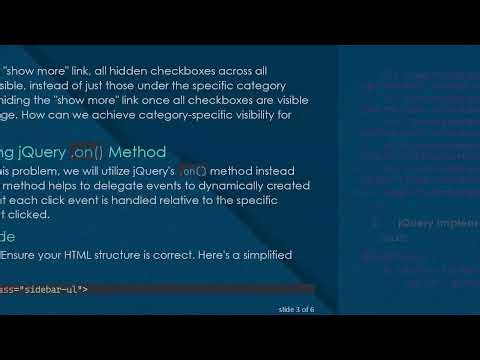 Unlocking the Power of jQuery: How to Show Hidden Elements Using .each()