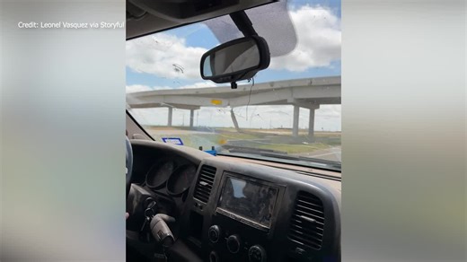 VIDEO: Texas bridge collapse caught on camera