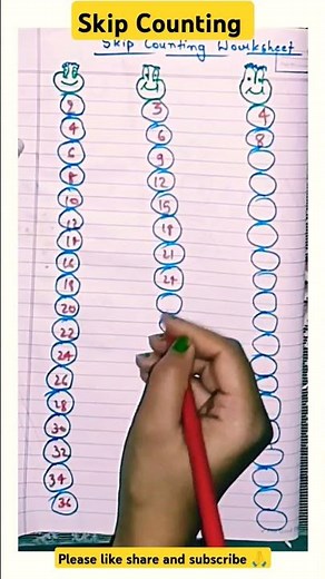 Skip Counting by 2, 3, and 4 | Fun Number Activity for Kids | Learn Counting #shortsfeed #shorts