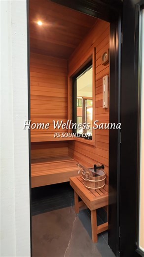 Home Wellness Sauna ♨️ We designed and built this custom sauna with a floating cedar bench, toe tester for easily accessing water, and heated floors — turning this pool house into the ultimate wellness retreat @warmlyyours @homecraftsaunas #homesauna #sauna #saunalife #homewellness #wellness #saunadesign #saunatime #wellnessmadeeasy #yorkregion #yorkregionmoms #kingcity #newmarket #auroraontario