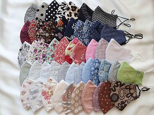 100% Cotton Handcrafted Face Mask, Breathable Polyproylene Face Covering, Washable Reusable Face Mask, Multiple Colours - Etsy Canada