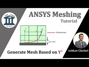 Generate Mesh Based on Y-plus in ANSYS Meshing, Structured and Unstructured Grid with Y+ Calculator