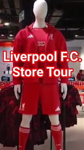 The Liverpool Football Club Store Tour ⚽️ Anfield Stadium 🏴󠁧󠁢󠁥󠁮󠁧󠁿 Click Video Link #shorts
