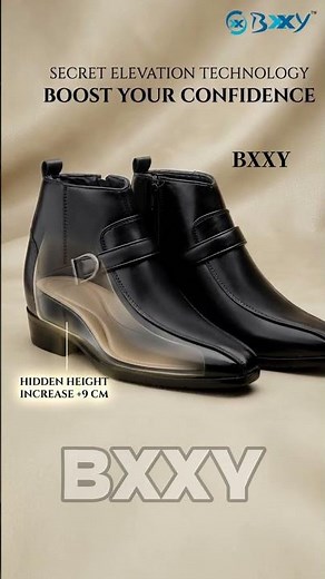 Gain 3.5 Inches Instantly! 🔥 Invisible Height Increasing Chelsea Boots (9cm Boost)
