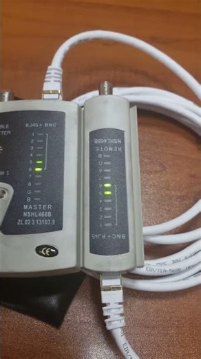 İnternet Kablosu Test Cihazı Kullanımı RJ45 CABLE TESTER
