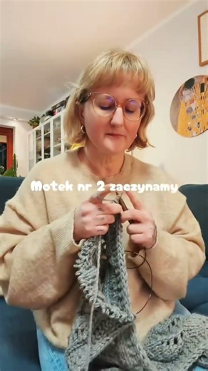 Wzór na Jumbo Leaflette jest również po polsku :) JustynaKnits.com i Ravelry #letesknits #knitting