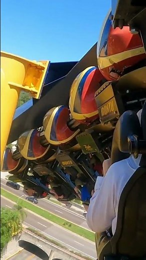 Montu First Loop POV #rollercoaster
