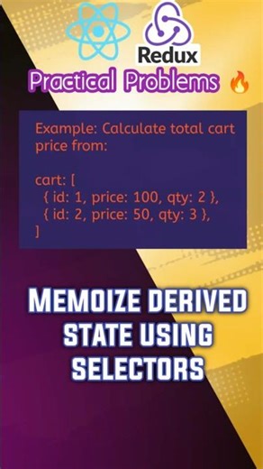 Memoize derived state using selectors #codewithharry #ethereum #pythonanddjangofullstackwebdeveloper