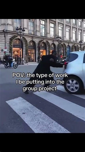 When the group project becomes a one-man mission