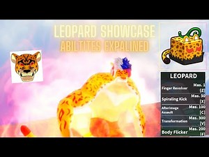 *LEOPARD* fruit showcase FULL in DETAIL (Blox Fruit)