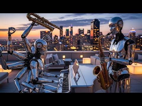 Retro Future 2090: AI City at Sunset | Cinematic Sci-Fi Short Film (4K)